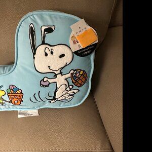 Peanuts Snoopy Plush Easter Pillow NWT 2026 - Snoopy & Woodstock Easter Baskets